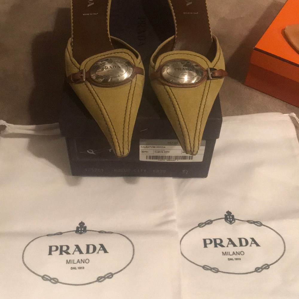 Authentic gently worn Prada shoes